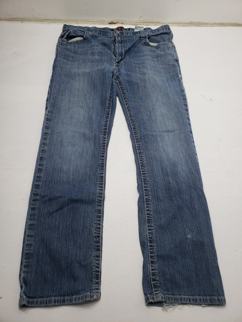 Ariat FR M5 Straight Leg Jeans Mens 42x34 Blue Flame-Resistant Work Denim